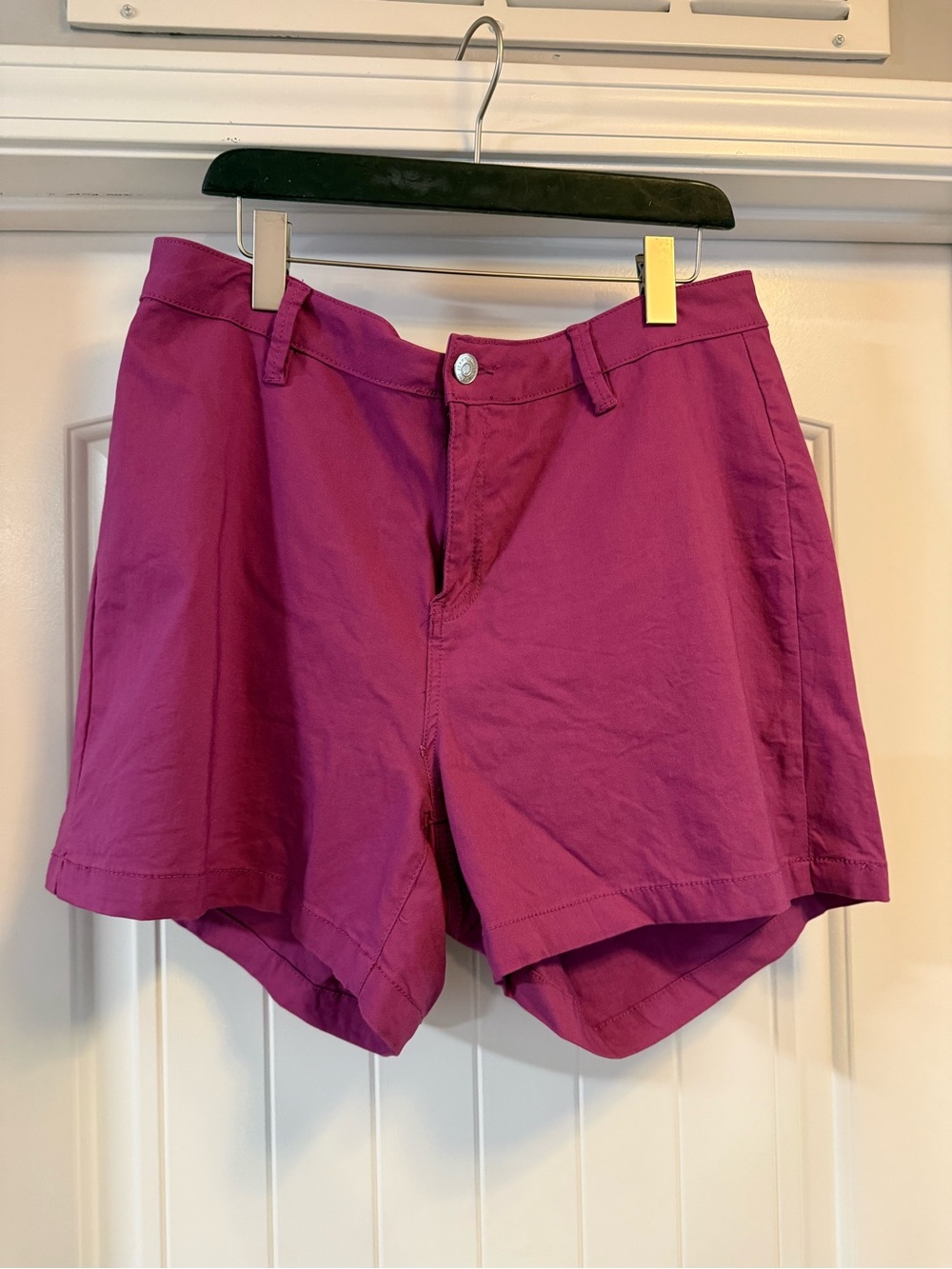 YMI Fuchsia High-Rise Casual Shorts